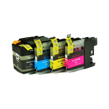 Komplet črnil za Brother LC529 XL in LC525 XL (CMYK)