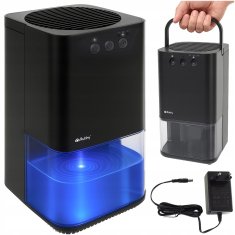 Ruhhy LED RGB 36W razvlaževalec in absorber vlage 1400ml črn