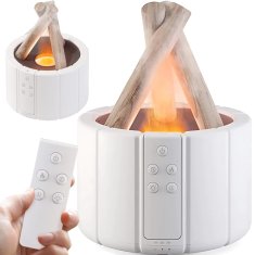 Verkgroup LED RGB difuzor kamin USB 250ml vlažilec zraka + daljinec