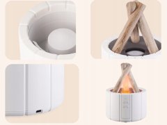 Verkgroup LED RGB difuzor kamin USB 250ml vlažilec zraka + daljinec