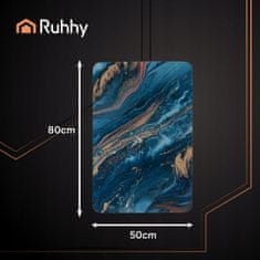 Ruhhy Kopalniška hitro sušeča pralna preproga 80x50cm XXL modra