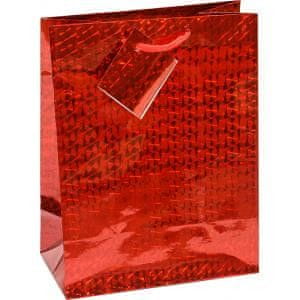 PIGO Vrečka darilna a5 hologram 18x23x10 rdeča