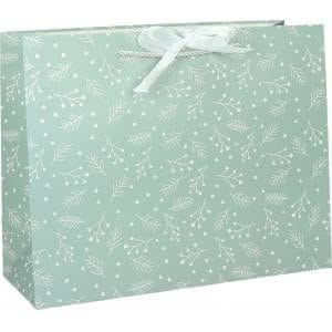 PIGO Vrečka darilna a3 deluxe plus xmas horizontal mint novoletni motiv