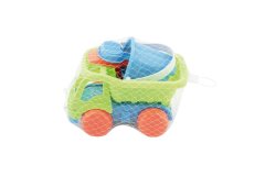 Teddies Avtomobilček za pesek z dodatki iz plastike 16cm