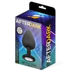 After Dark ANALNI ČEP After Dark Sparkly Black (S)