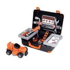 Smoby B&amp;D Bricolo kovček z avtomobilom in orodjem