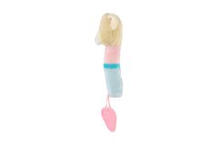 Teddies Piščalka/medvedek plišasti 23cm bež barve na kartici