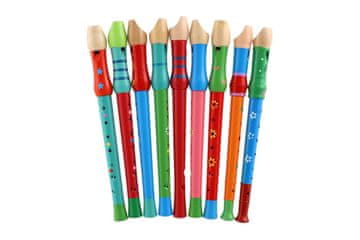 Teddies Flavta iz poslikanega lesa 33cm