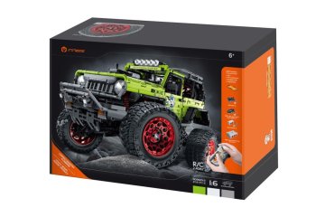 Gradbeni set iM.MASTER terensko vozilo RC zložljivo plastično 2,4GHz 2121kosov obdobje. paket+bat. 42x30cm