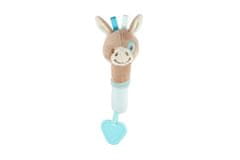Teddies Piščalka/igralka osel plišasta 22cm na kartici