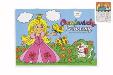 Teddies Pobarvanka Princeske A5/8 listov