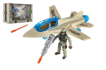 Teddies Vojaški komplet z borcem