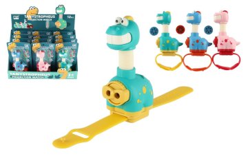 Teddies Dinozaver ročni projektor iz plastike 11 cm na baterije