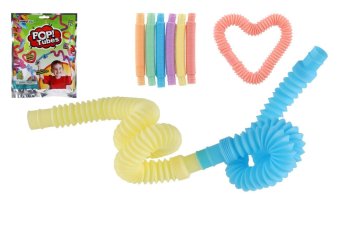Teddies Komplet cevi 6 kosov plastičnih cevi v vrečki
