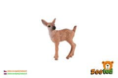 Jelen Evropski jelen zooted plastika 4cm