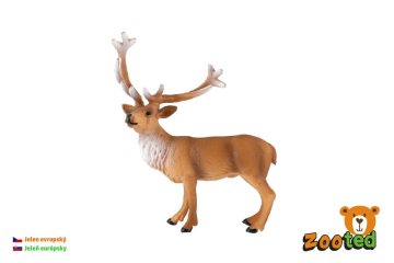 Jelen evropski zooted plastični 16cm