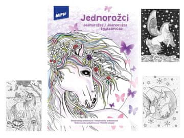 CatMotion Pobarvanka proti stresu Unicorns 21x29cm