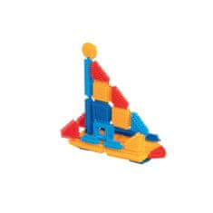 Wader Kocke ježki gradbeni set 110 kosov plastike v plastični škatli 15x26cm
