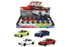 Welly Avtomobilski BMW M4 kovinski/plastenski 12cm 4 barve za izvlečni