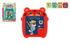 Teddies Gibljiva sestavljanka žival iz plastike 9x10cm 4 barve na kartici