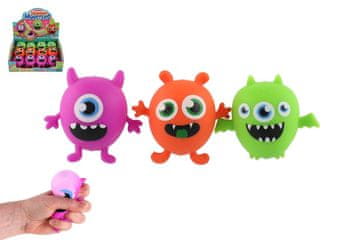 Teddies Monster ball antistresni mačji plaz 9x8cm