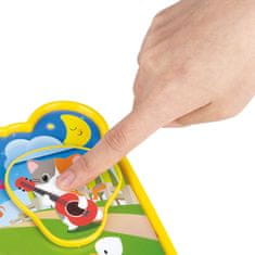 Playgo Izobraževalna plastična igralna knjiga z zvokom, ki deluje na baterije 6m+