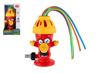 Teddies Hidrantni razpršilec vode za vrt iz plastike 10x23 cm