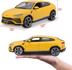 BBurago 1:18 Lamborghini Urus rumene barve
