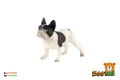 Francoski buldog - pasji ljubljenček zooted plastika 6cm