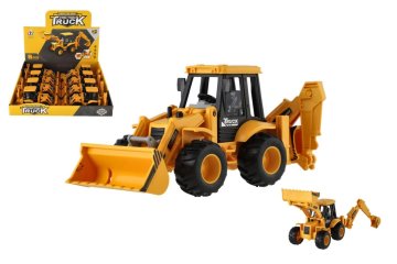 Teddies Gradbeni stroj nakladalnik plastika 8x17cm na vztrajniku