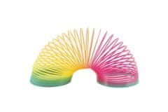 Teddies Spirala/spring mavrična plastika premera 6,5 cm