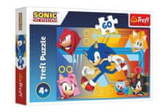 Sonic Sestavljanka v akciji/ The Hedgehog 33x22cm 60 kosov