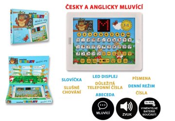 Teddies Otroška tablica modre sove