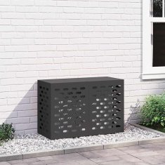 Vidaxl Prekrivalo za klimatsko napravo Črna 90 x 40 x 60 cm Jeklo