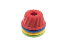 Lori Kalupi Bábovky okrogli plastični 12x7cm 4 barve 12m+