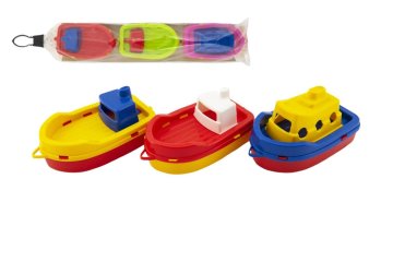 Teddies Vodni čoln 14cm 3 kosi v vrečki