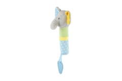 Teddies Piščalka/igralka slonček plišasti 23cm na kartici