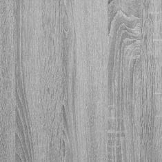 Vidaxl Nočna omarica Siva Sonoma 41,5 x 26 x 60,5 cm Konstruiran les