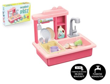 Teddies Pomivalno korito roza barve