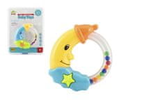 Teddies Plastična luna z ropotuljico 11 cm