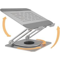 IcyBox IB-NH300-R vrtljiv nosilec za prenosnike do 17"