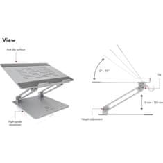 IcyBox IB-NH300 nosilec za prenosnike do 17"