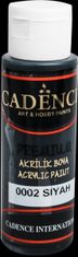 Cadence Akrilne barve Premium, 70 ml - črne