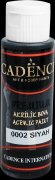 Cadence Akrilne barve Premium, 70 ml - črne