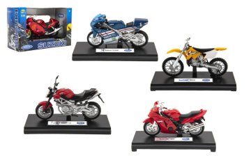 Welly Motorno kolo kovinski 11cm 1:18