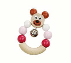 DETOA Medvedek rattle roza
