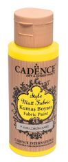 Cadence Style Matt Fabric, 59 ml - rumena