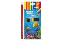 Pisalne barvice Ocean World trikotne/12 kosov
