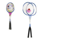 Teddies Badminton kovinski 2 palici in 1 žogica - različne različice ali barve