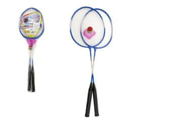Teddies Badminton kovinski 2 palici in 1 žogica - različne različice ali barve